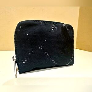 Chanel Logo Travel Ligne Coin Zip Pouch